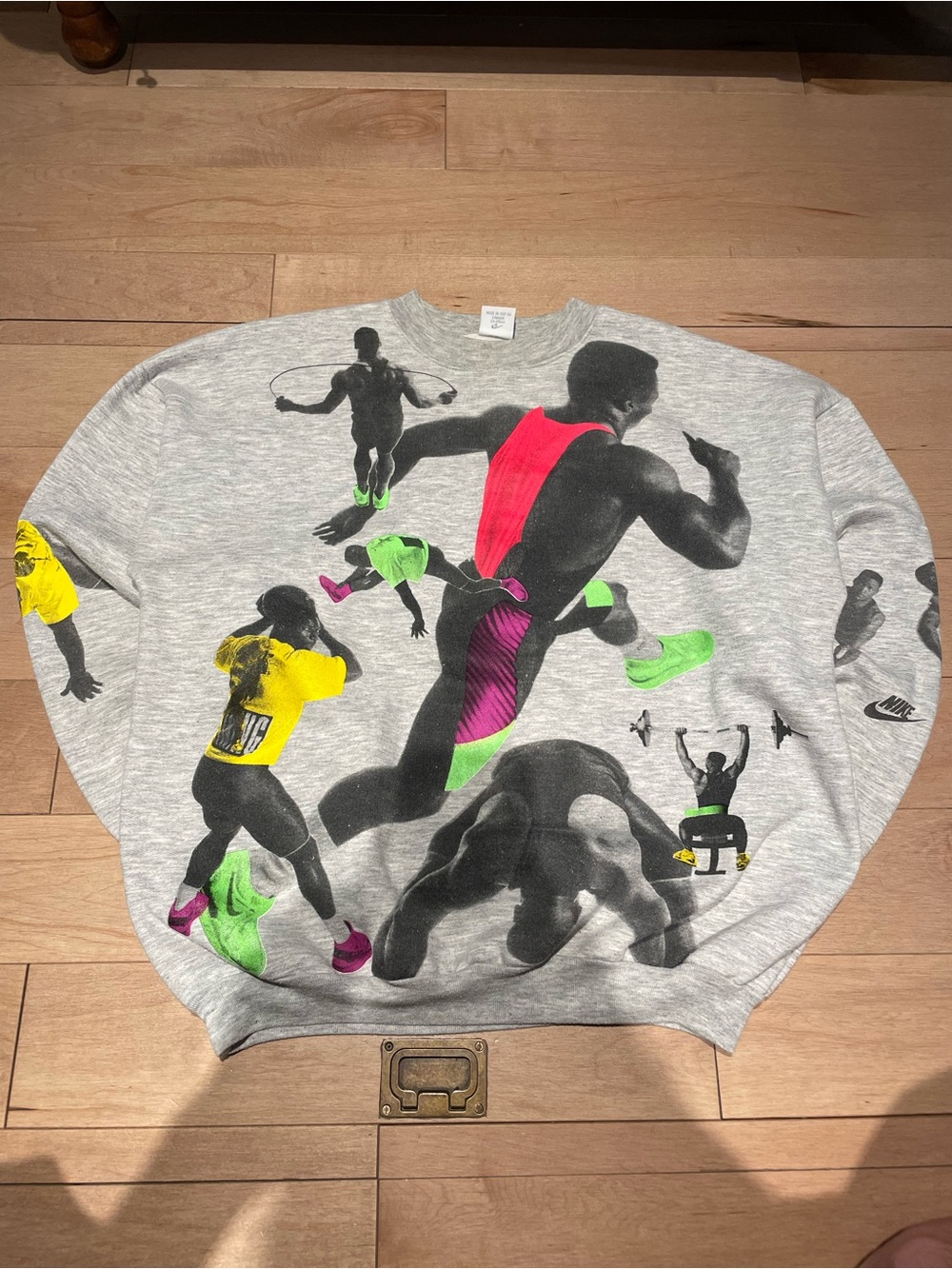 Vintage Nike bo jackson AOP crew-neck